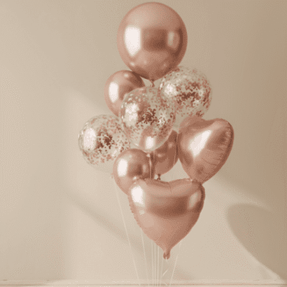 Set de globos en distintos colores