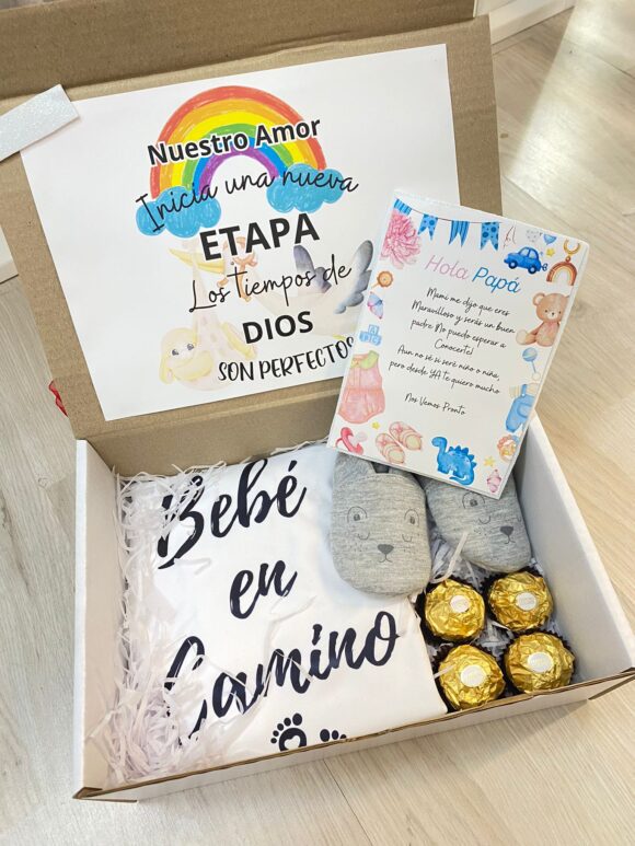 Cajita bebé en camino