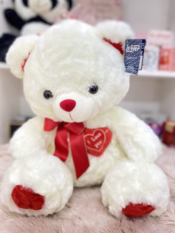Peluche oso rojo