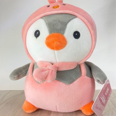 Peluche Pingüino Rosa
