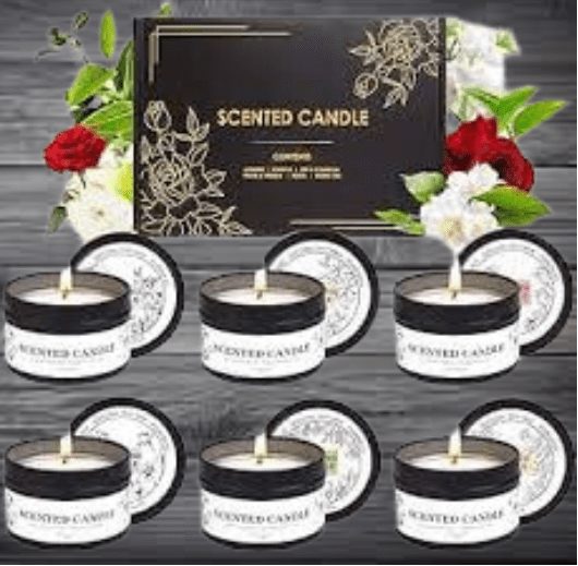 set de velas aromáticas personalizadas