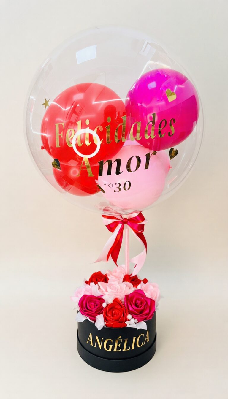 Decoración con globos personalizados