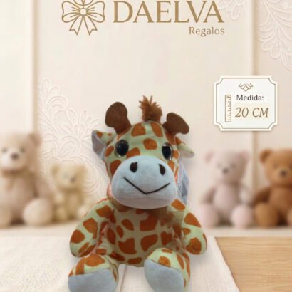 Peluche de Jirafa Suave con Lazo Dorado (Play by Play)