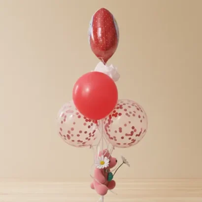 Arreglos decorativos de globos y accesorios