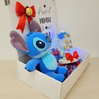 Cajita con peluche Para el hombre de mi vida