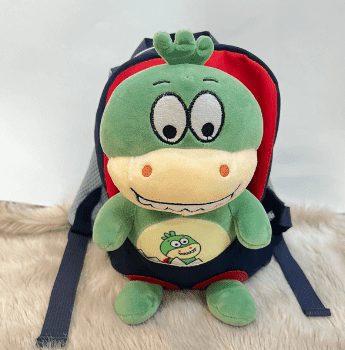 Mochila con peluche para niño