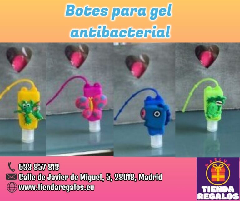 Botes para gel antibacterial