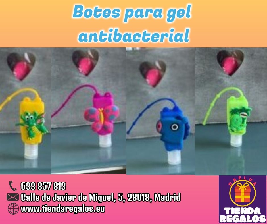 Botes para gel antibacterial