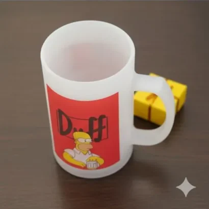 cajita de regalo Duff Los Simpson