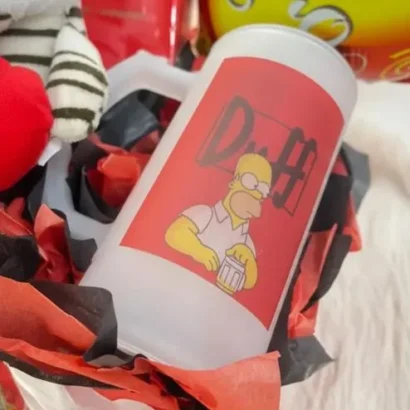 cajita de regalo Duff Los Simpson