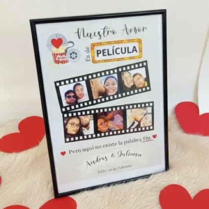 cuadro personalizado regalo blanco
