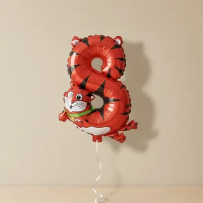 Globos de Animales divertidos con números