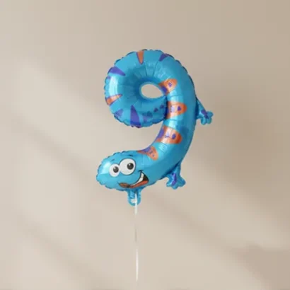 Globos de Animales divertidos con números