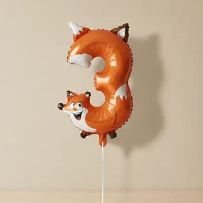 Globos de Animales divertidos con números