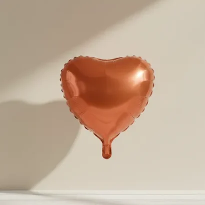 Globos de corazón rojo