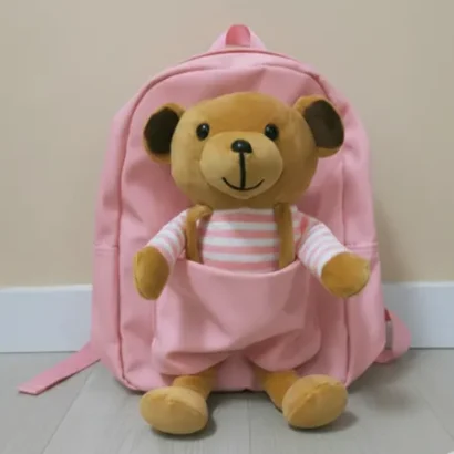 Mochilas infantiles con peluche de animales