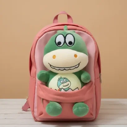 Mochilas infantiles con peluche de animales