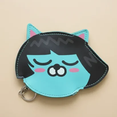 Monederos kawaii de diferentes diseños y colores