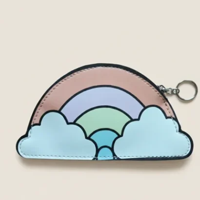 Monederos kawaii de diferentes diseños y colores