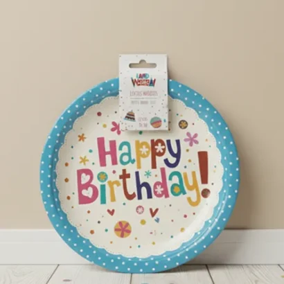 Platos de celebración de Cumpleaños de diferentes motivos