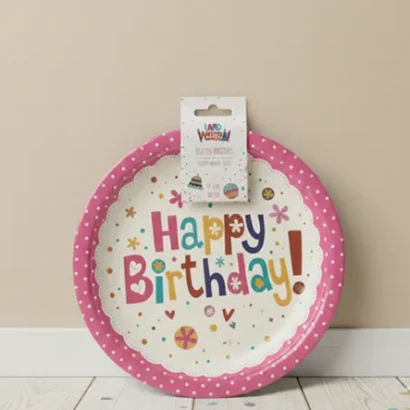 Platos de celebración de Cumpleaños de diferentes motivos