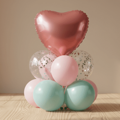 Set de globos en distintos colores