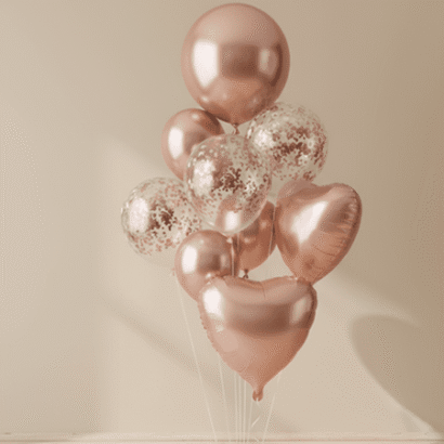 Set de globos en distintos colores