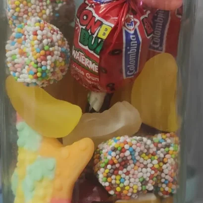 Tarros de Chucherías Blanditas a Elegir de cerca el alto