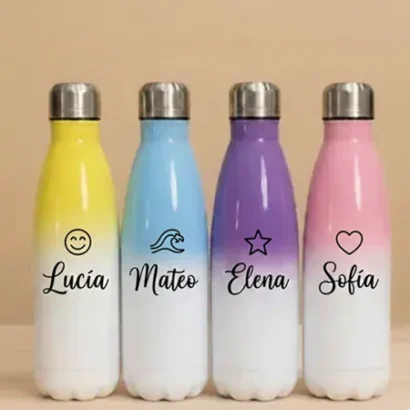 Termos personalizados en varios colores