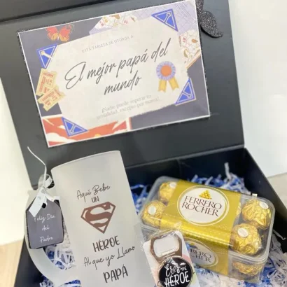 Regalo para papá amarillo regalo