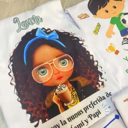 camisetas personalizadas para niños y niñas
