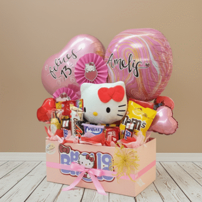 cesta de regalo bonita personalizada