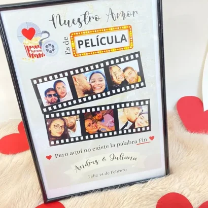 cuadro personalizado regalo blanco