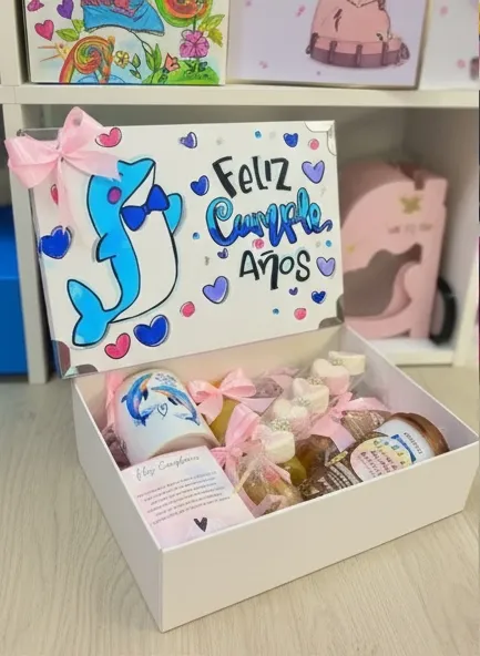 Desayuno sorpresa personalizado feliz cumpleaños ladeada