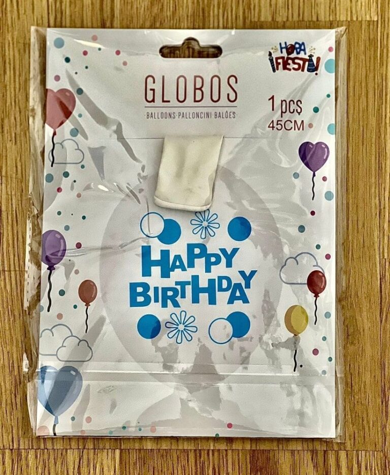 Globos Transparentes "Happy Birthday" - Imagen 4