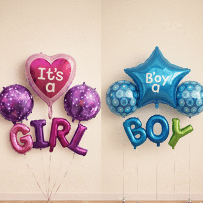 globos baby shower niño