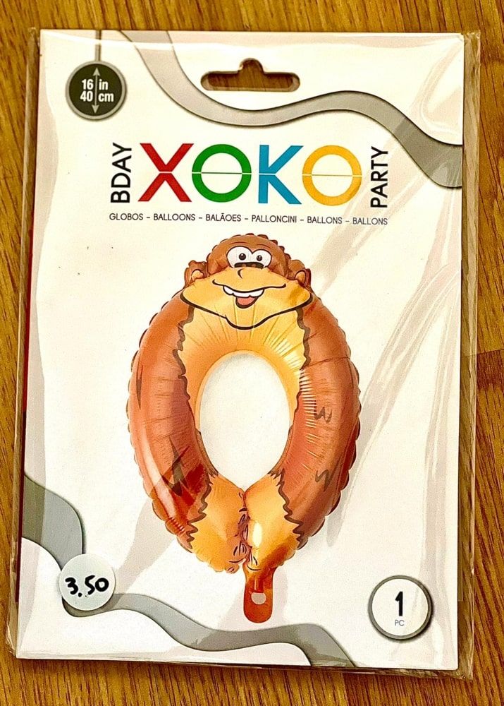 Globos de Animales con números