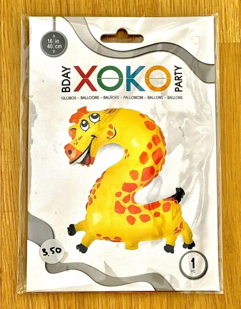Globos de animales con numeros - Imagen 4