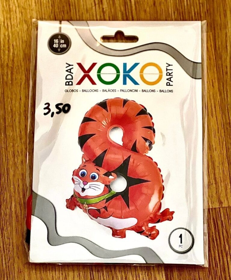 Globos de animales con numeros - Imagen 10