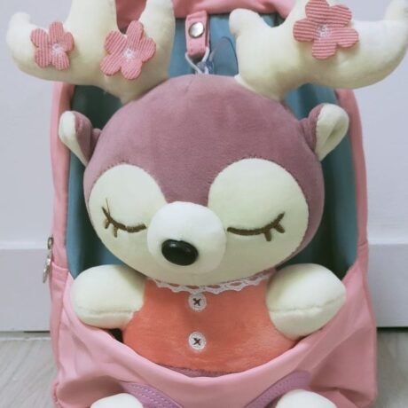 Mochilas infantiles con peluche de animales