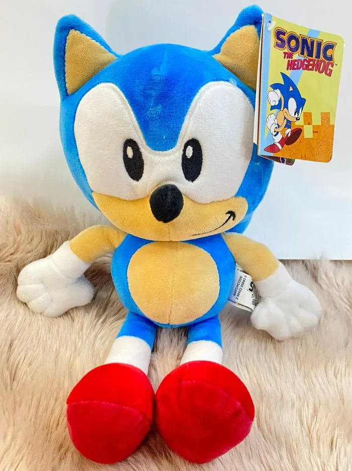 Peluche de sonic azul pequeño