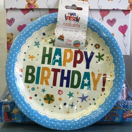 Platos para celebraciones de 23 cm en diferentes modelos