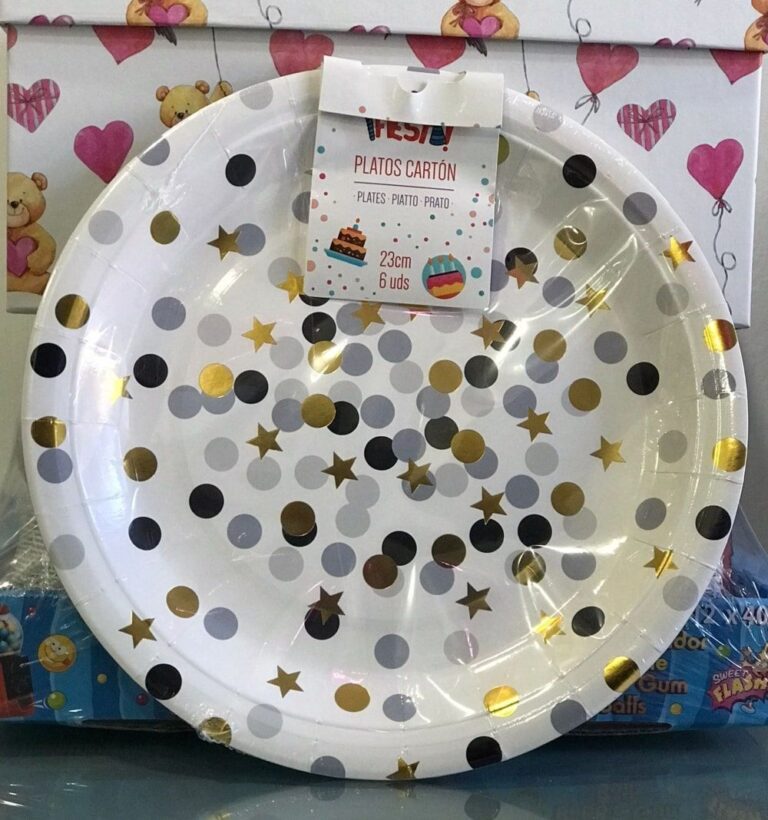 Platos para celebraciones de 23 cm en diferentes modelos - Imagen 3