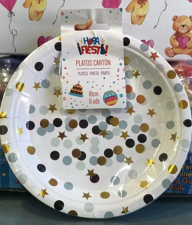 Platos para celebraciones de 18 cm en diferentes modelos - Image 3