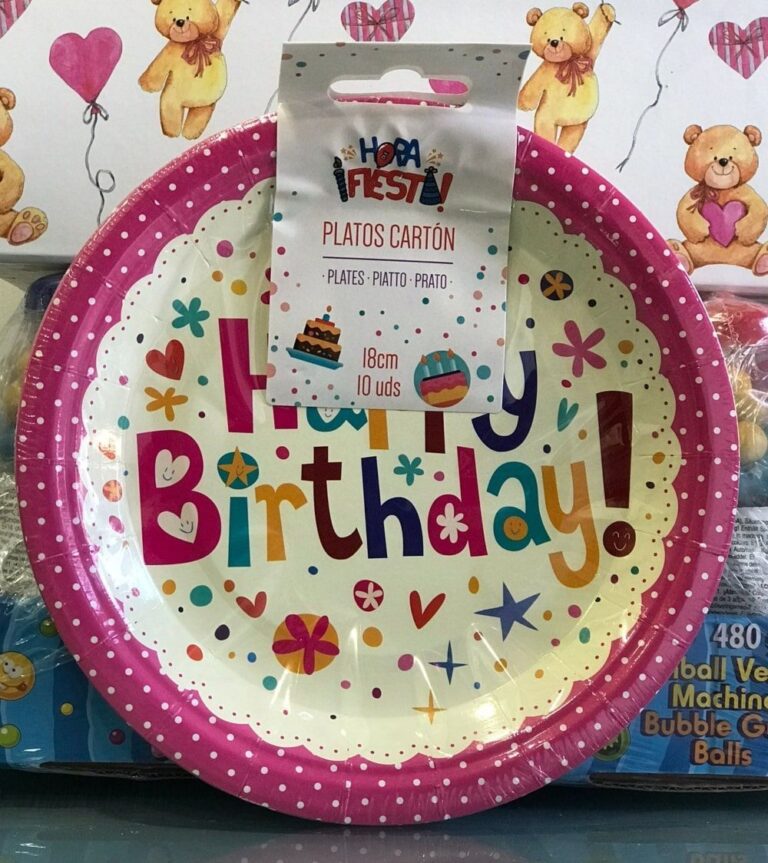 Platos para celebraciones de 18 cm en diferentes modelos - Image 2