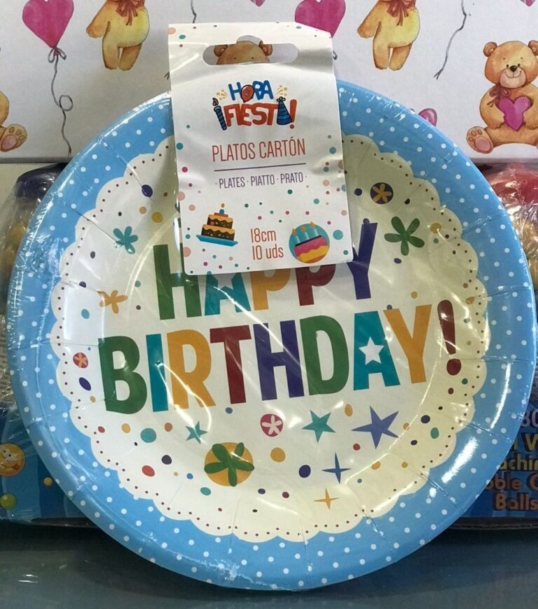 Platos para celebraciones de 18 cm en diferentes modelos