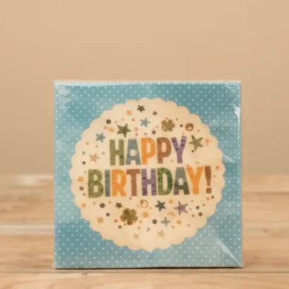 servilletas cumpleaños estampados coloridos
