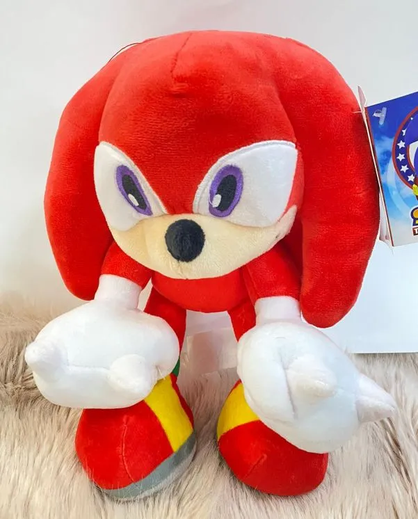 Peluche de Sonic Rojo Mediano Original