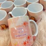 Tazas personalizadas al por mayor blancas exclusiva
