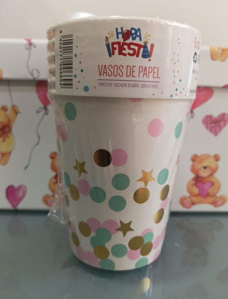 vaso de cartón
